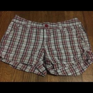 Maurices Plaid Shorts (STAINS) size 8-10